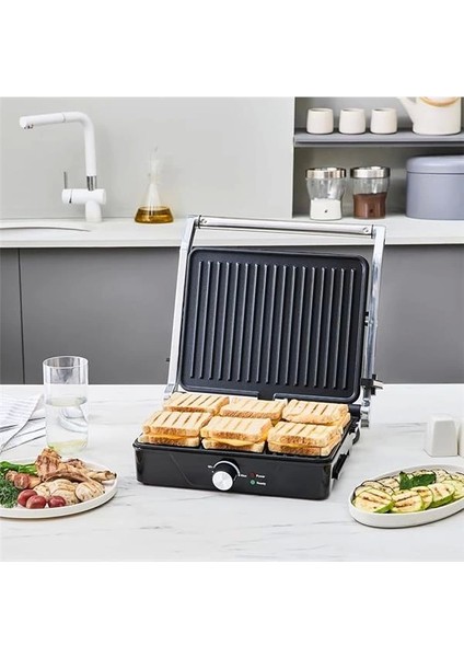 Inox 2000W Izgara ve Tost Makinesi indirimleri