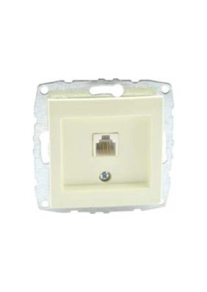 Beyaz 3'lü Set - Topraklı Priz, F Konnektör , Nümeris Cat3 Telefon Priz Set modelleri