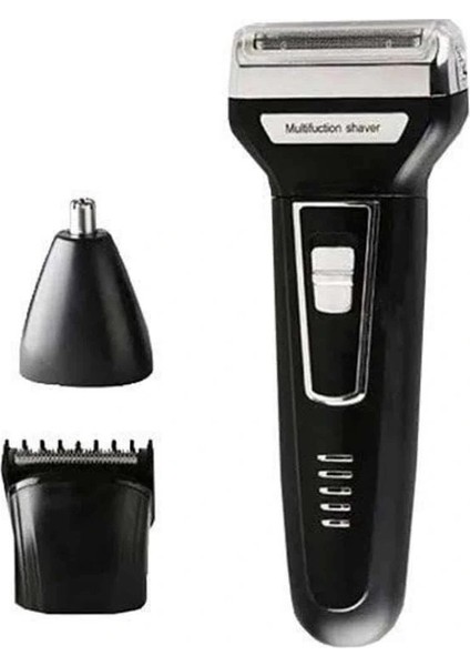 Kulak Burun Kıl Kesme Ense Yanak Tıraş Seti 3 Başlıklı Profesyonel