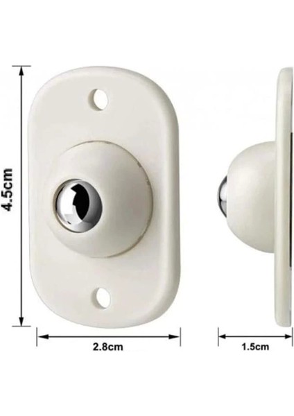 Pratik Bilyeli Eşya Kaydırma Aparatı, 4'lü Set Mini Yapışkanlı Tekerler, 360 Derece fırsatları