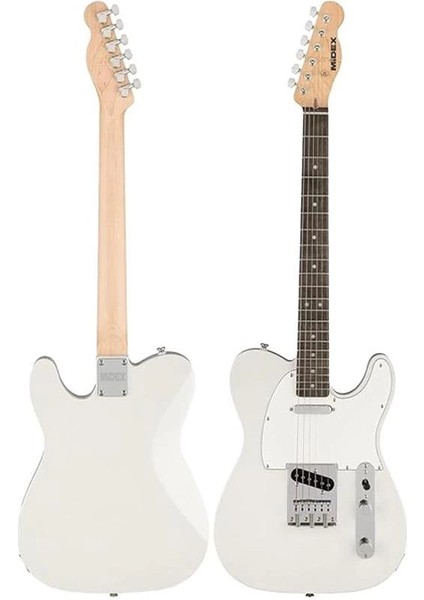 TLX-50WH Tele Kasa Gül Klavye 2 Single-Coil Manyetik Elektro Gitar fırsatları