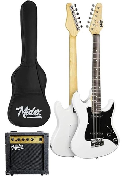 CEG-36WH 8-12 Yaş Çocuklar Için Amfili Full 3/4 36 Inç Elektro Gitar Seti White fiyatları