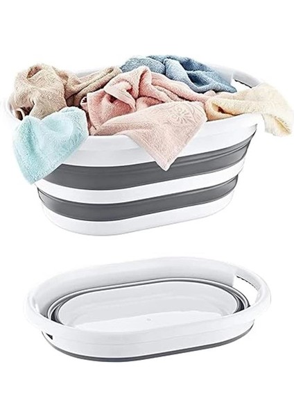 Katlanabilir Plastik Çamaşır Selesi Sepeti, Çok Amaçlı Katlanabilir Oyuncak Sepeti, Hafif