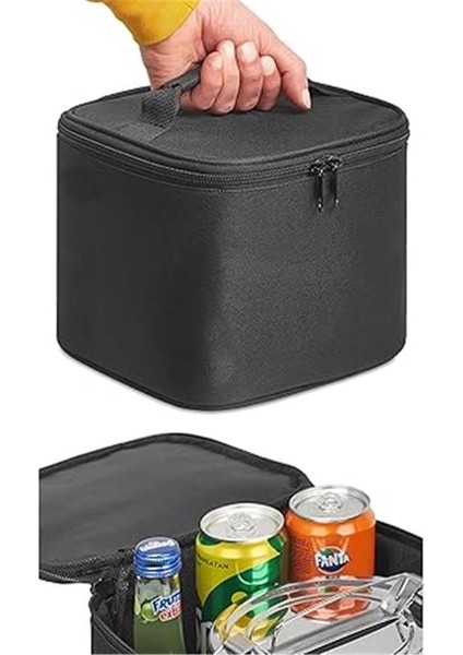 8 Litre Termos Çanta Yemek Taşıma Çantası Termo Termal Sıcak ve Soğuk Tutan Piknik Buzluk