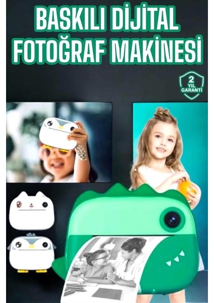 Çocuklar Için Özel Fotoğraf Makinesi Printer Kamera Taşınabilir Hd fiyatları