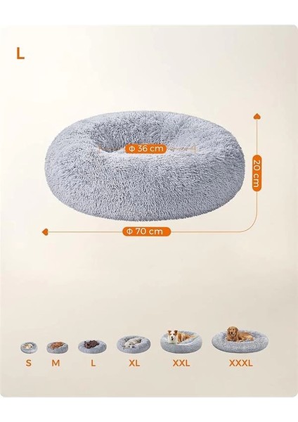 PGW039G01 Köpek Yatağı, Kedi Yatağı, Çörek Yastığı, Yıkanabilir, Ortadan Kaldırılabilir indirimleri