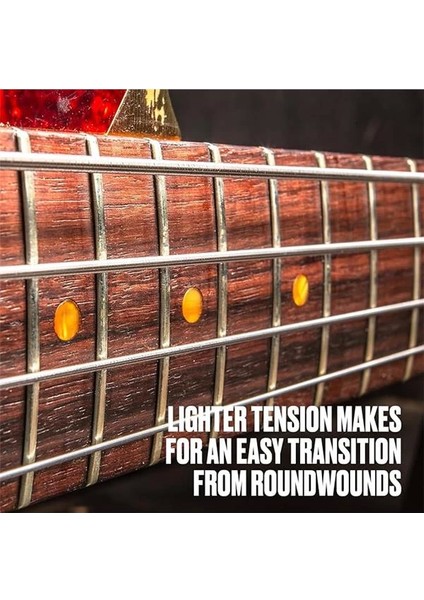 Flatwound DBFS45125S Bas Gitar Teli Için, Kısa Mensur, 45/125, Medium, 5 Adet fırsatları