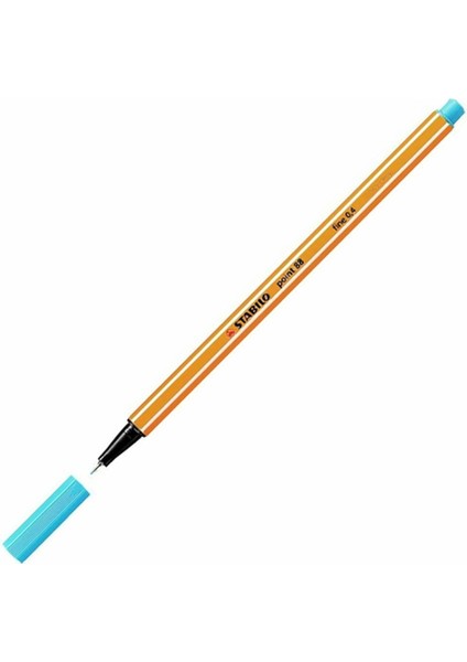 Keçe Uçlu Ince Kalem 88 Point 0.4 mm Turkuaz Mavi 88/51