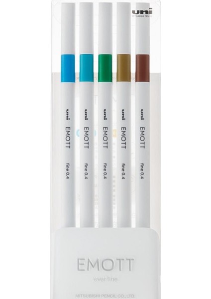 Akrilik Uçlu Kalem Emott 0.4 mm Fine 5 Li Ada Renk