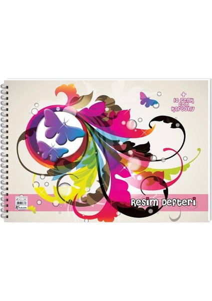 Resim Defteri Fon Kartonlu 25X35 10+10 Yaprak