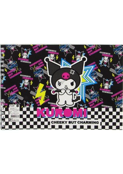 Kuromi Resim Defteri Spiralli 17X25 15 Yp 300115-12