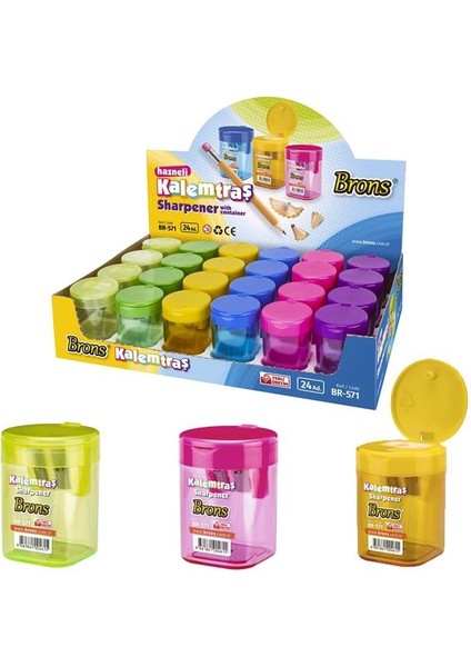 Kalemtıraş Hazneli Silindir BR-571