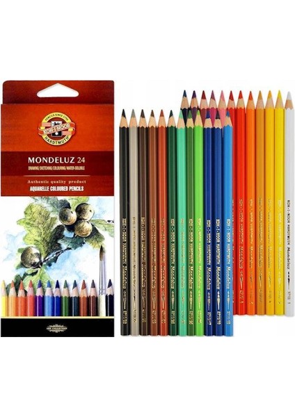 Koh-I Noor Sulandırılabilir Boya Kalem Seti 3718 24