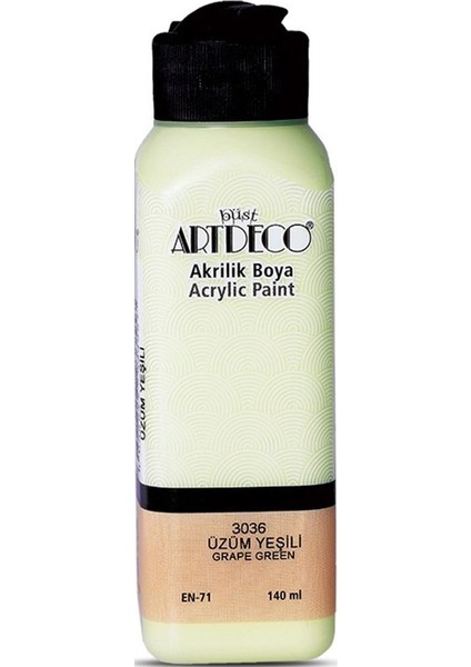 Akrilik Boya 140 ml Üzüm Yeşili 070R-3036