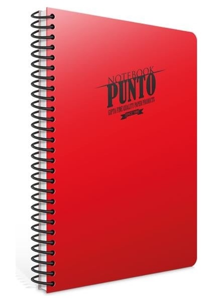 Spiralli Defter Punto Plastik Kapak Kareli 120 Yp A4 3-6539000-2011
