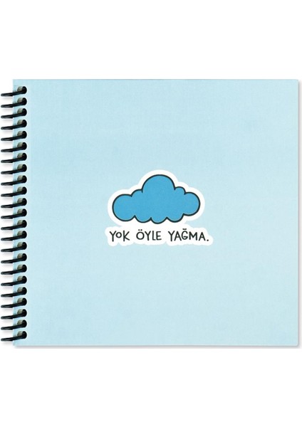 Sticker Defter Hisli Şeyler 16x15 50 YP Çizgili Yok Öyle Yağma