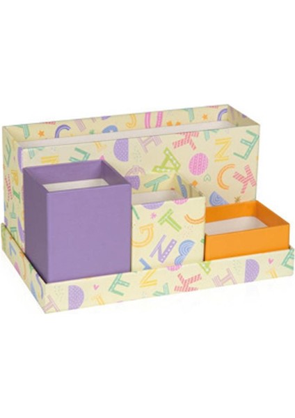 Masa Üstü Set Alphabet 4 Havuzlu Large