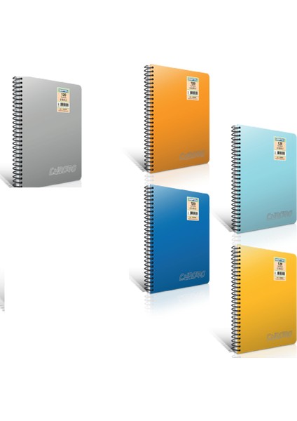 Spiralli Defter Chromo Plastik Kapak Kareli 40 Yp A4 1977