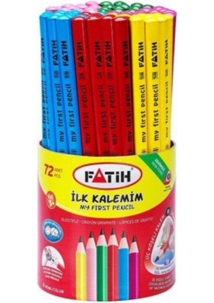 Kurşun Kalem Jumbo Üçgen Başlangıç Kalemi Renkli