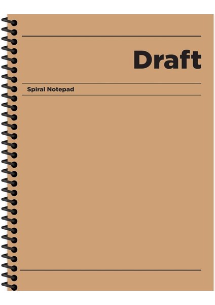 Defter 17x24 80 YP Kar. Hafif Kağıt Sert Karton Kapak Draft 410522-99