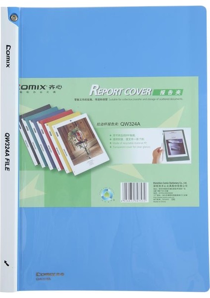 Sıkıştırmalı Dosya Sırttan Klips Karışık Renk QW324A