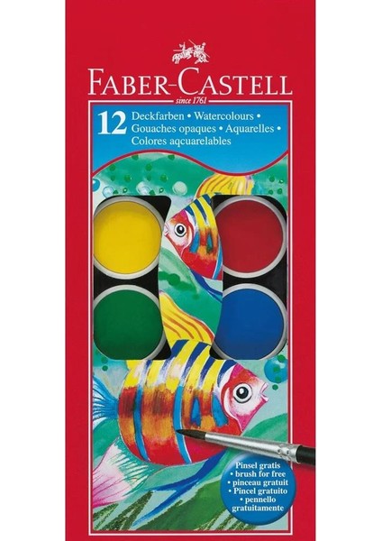 Sulu Boya Küçük Boy 12 Renk 5292125011