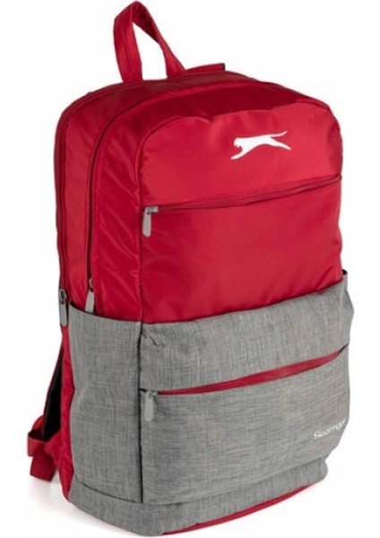 Me Sırt Çantası Slazenger Traveller Gri Kırmızı 23156