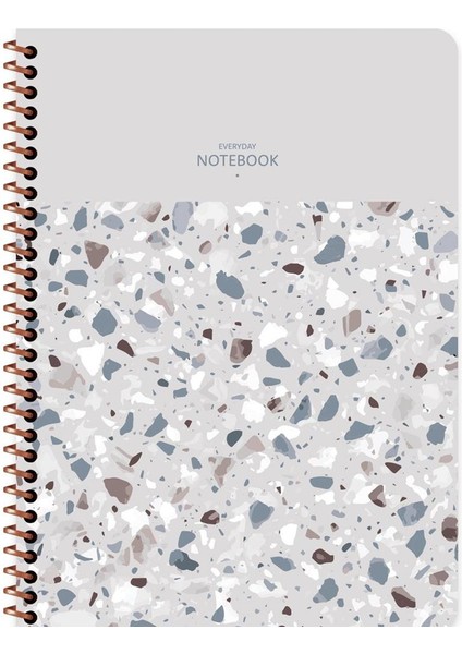 Defter Plastik Kapak Spiralli 16,5x22,5 80 Yp.Çiz. 322141-99