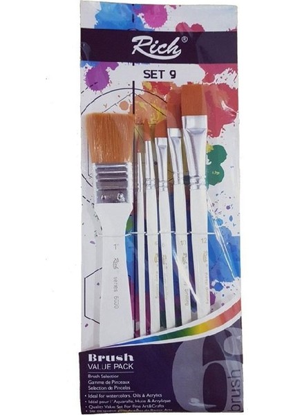 Fırça Keep Smile Zemin 6 Lı Set 9 06693