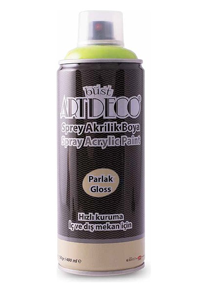 Akrilik Sprey Boya 400 ml Limon Yeşili Y-400-525