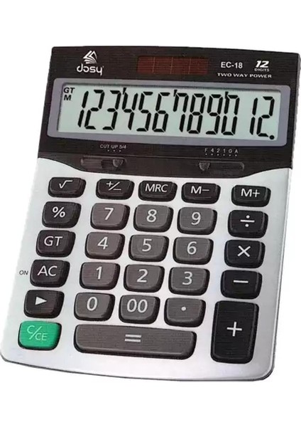 Dosy Hesap Makinesi Masa Üstü 12 Hane Ec-18