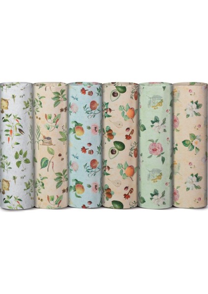 Ambalaj Kağıdı Tekli Rulo Ecocarta Botanica 70X200