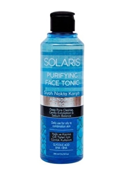 Yüz Temizleme Toniği 200 ml Yeşil Çay Özlü Yağlı Ciltler için Arındırıcı Etkili