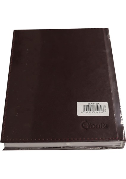 Modelist Defter Kareli Suni Deri 168 Yp 14X20