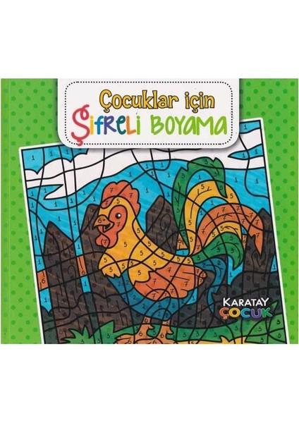 Boyama Kitabı Çocuklar Için Şifreli Mandala Karatay