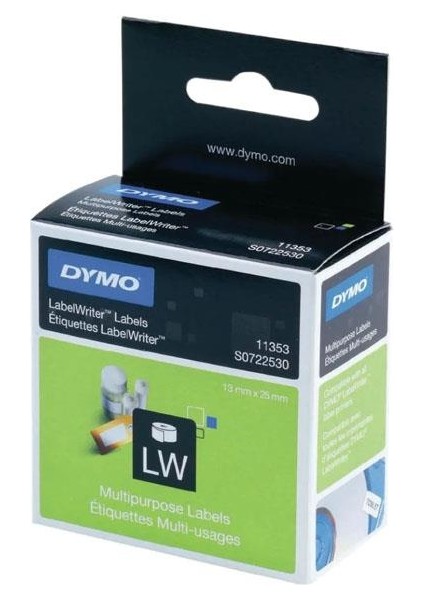 Label Writer Çok Amaçlı Etiket 1000 Li 24X12 mm 11353 S0722530