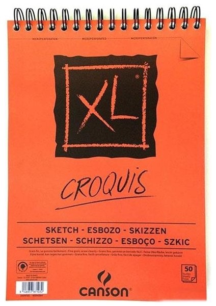 Croquıs Xl Eskiz 90 gr Üsten Spiralli A5 50 Yp