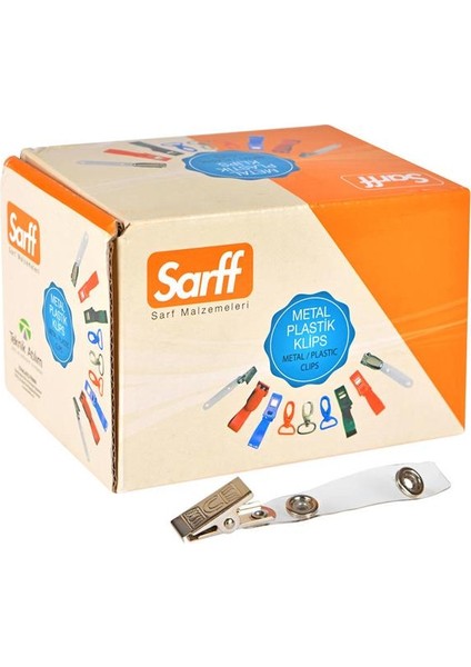 Kart Klipsi Metal Maşalı Şeffaf 15311001