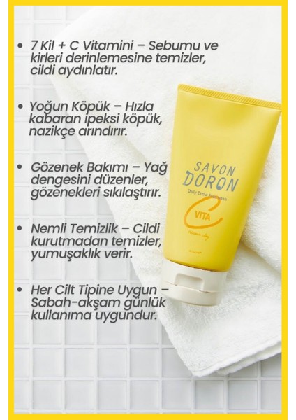 Savon Doron C Vitaminli Yüz Yıkama Jeli fiyatları
