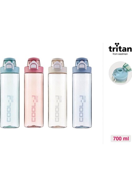 Matara Kilitli 700 ml Trıtan 4 Renk Mıx K757100