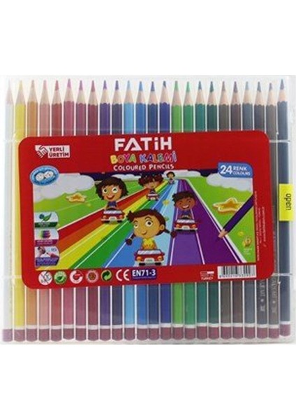 Kuru Boya Mercanlı Çantalı 24 Renk 33290