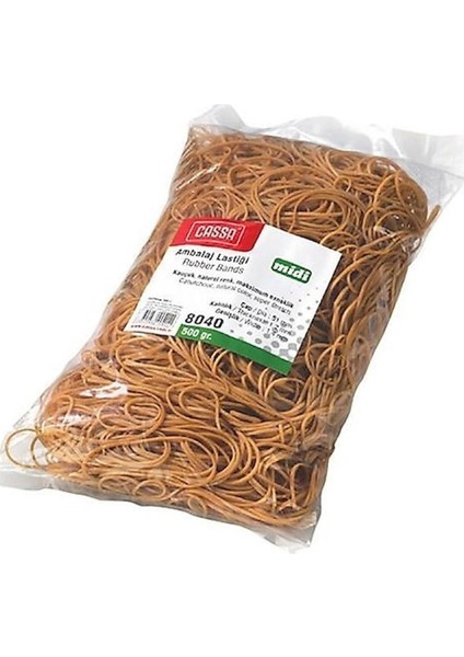 Ambalaj Lastiği Kauçuk 500 gr Midi 8040