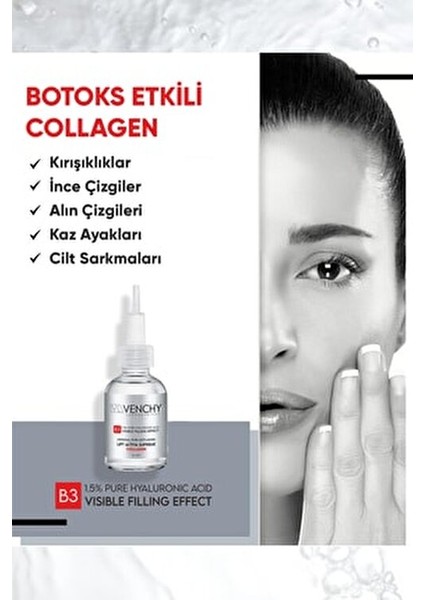 Kırışıklık Karşıtı Bakım Serumu 60 ml Yüz ve Göz Çevresi için Kolajen Etkisiyle