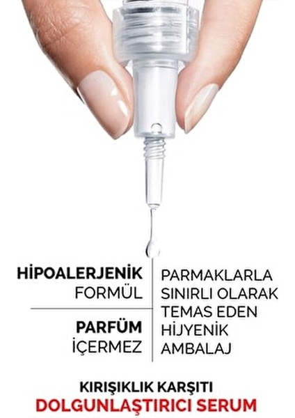 Kırışıklık Karşıtı Bakım Serumu 60 ml Yüz ve Göz Çevresi için Kolajen Etkisiyle