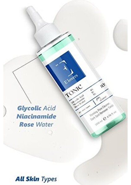 Arındırıcı Tonik 200 ml Glikolik Asit ile Tüm Cilt Tipleri için Sıkılaştırıcı Etki