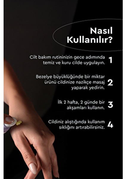 Bakuchiol Retinol Gece Kremi 30 gr A Vitamini ile Zenginleştirilmiş Nemlendirici fırsatları