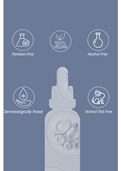 Cilt Bakım Serumu 30 ml Tüm Cilt Tipleri için AHA & BHA ile Akne Karşıtı Etki