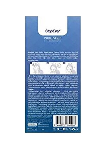 Siyah Nokta Plasteri 6 Adet Çay Ağacı Yağı İçerikli Yüz Bakım Ürünü fiyatları