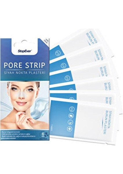 Siyah Nokta Plasteri 6 Adet Çay Ağacı Yağı İçerikli Yüz Bakım Ürünü modelleri