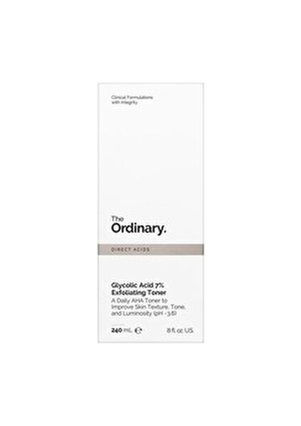 Glikolik Asit 7% Tonik Losyon 240 ml Tüm Cilt Tipleri için Peeling indirimleri